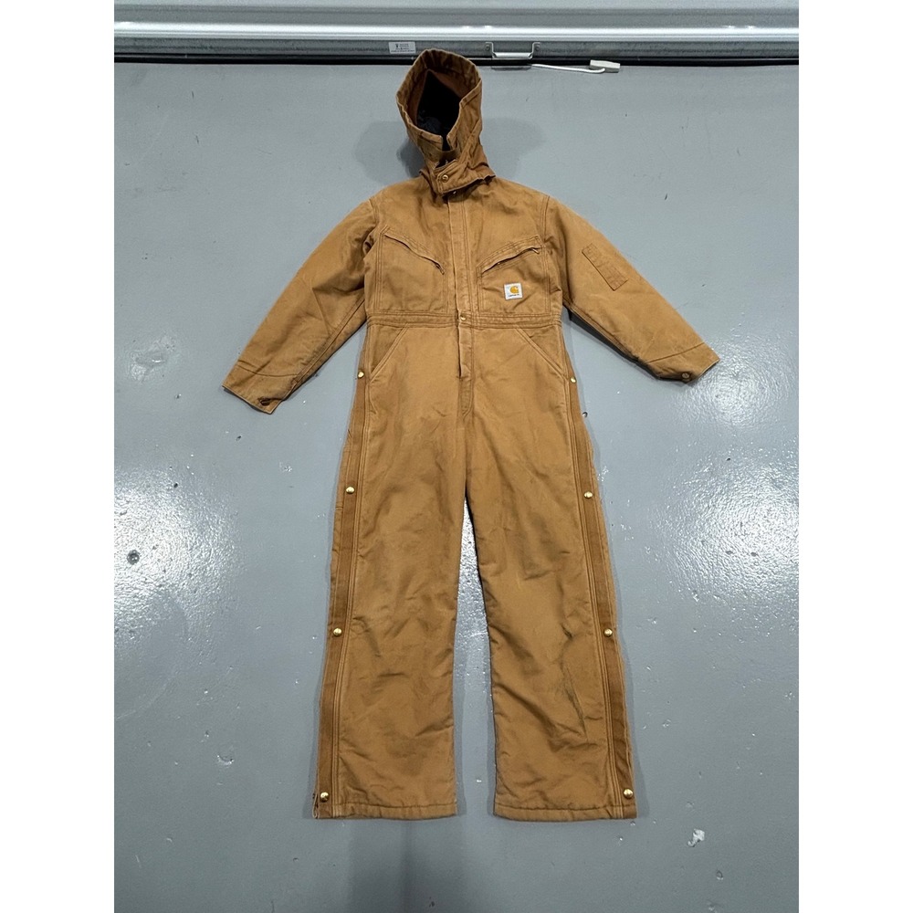 Carhartt Brown Hooded Insulated Coverall